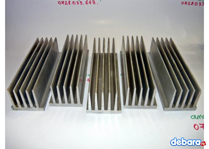 Radiator lamele orizontale 220x71x60mm - greutate 1, 06 Kg